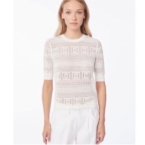 FRAME Open Stitch 70s Sweater Off White Size
XS MSRP $295 - Picture 7 of 10